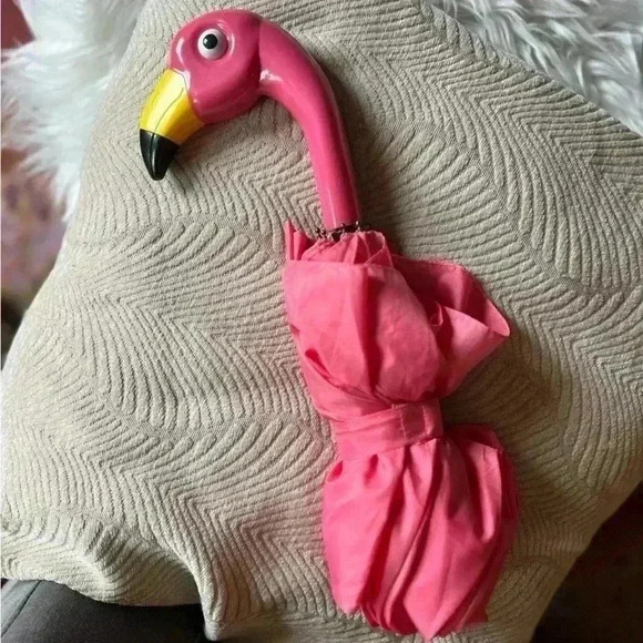 Flamingo Umbrella Foldable Cute Design Umbrella - Picture 6 of 13
